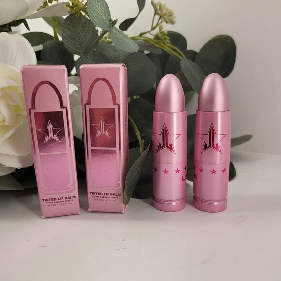 Jeffree Star Cowboy Kiss Tinted Lip Balm Lot of 2 Hydrating Formula NIB - Picture 1 of 5